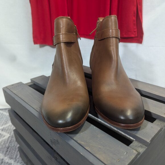 Sam Edelman 'Pacific' Wraparound Strap Bootie (Nordstrom Exclusive) Whiskey 9M - Picture 8 of 11